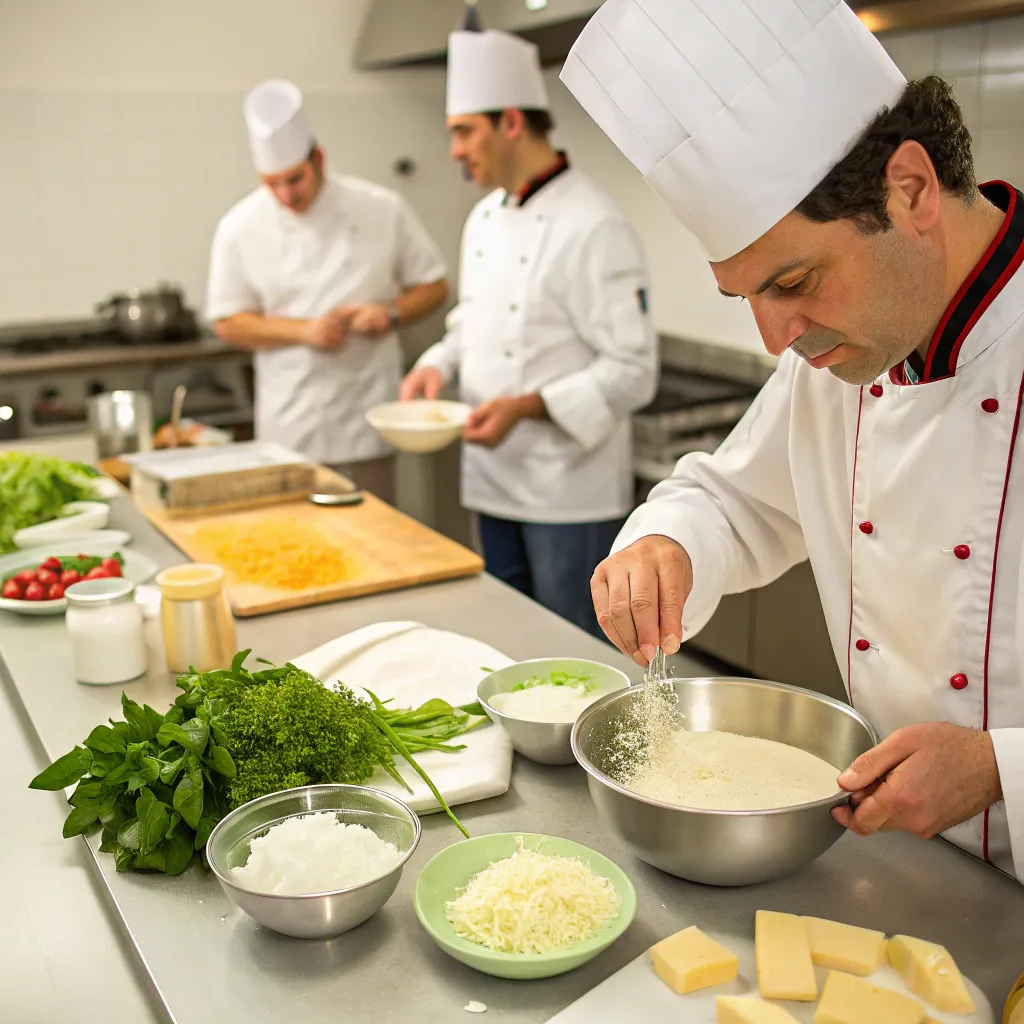 Alfredo sauce cooking class