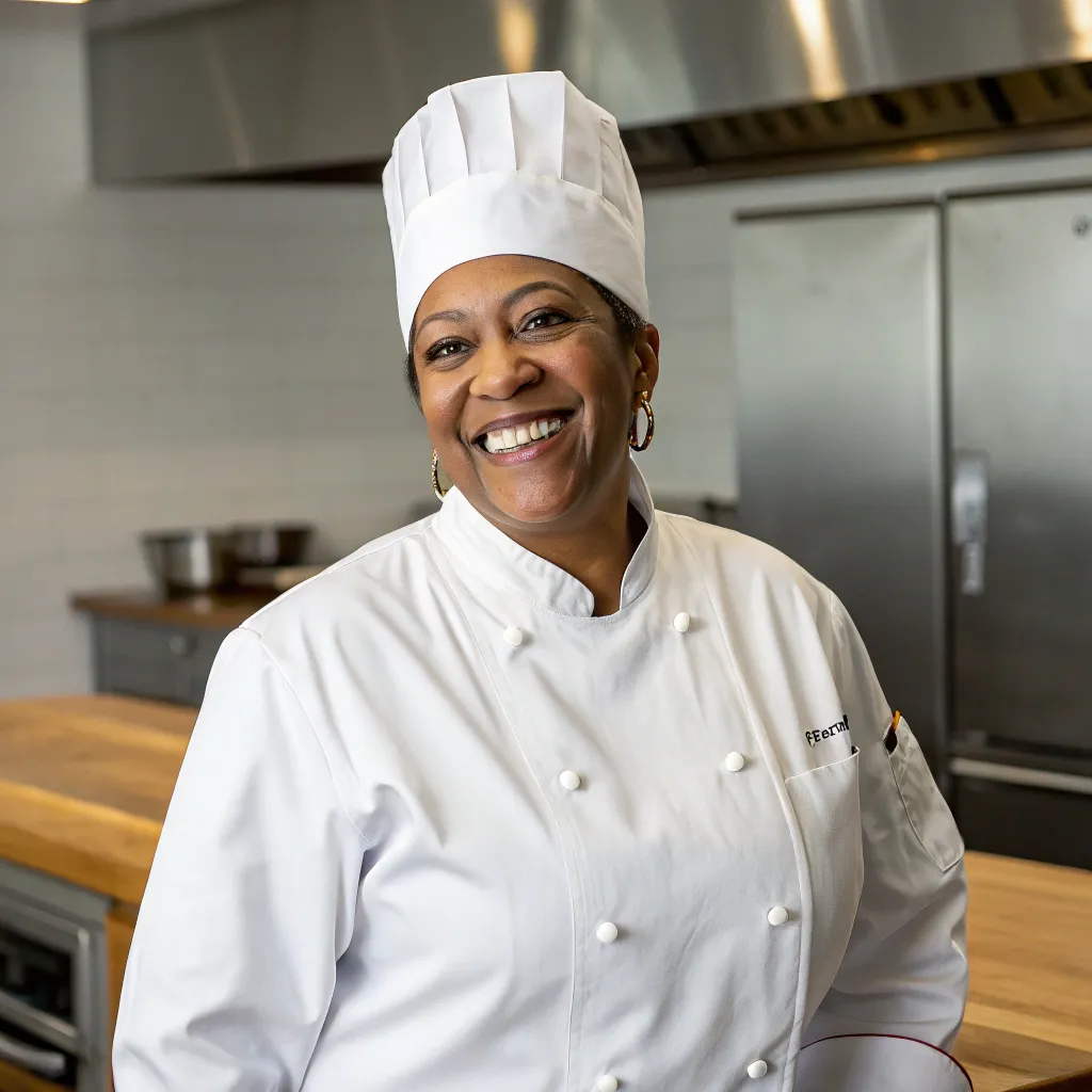 Chef Jane smiling