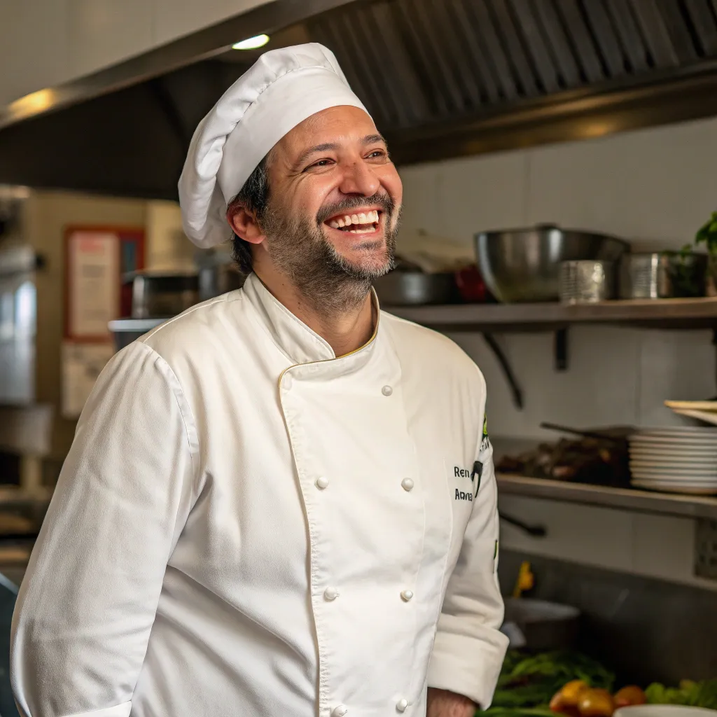 Chef Mark smiling